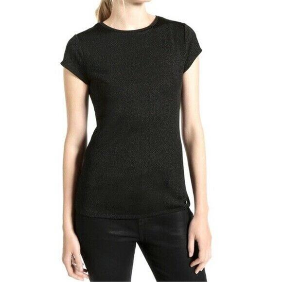 Ted Baker Misy Sparkle Tee Shimmer Short Sleeve Top - Picture 1 of 14
